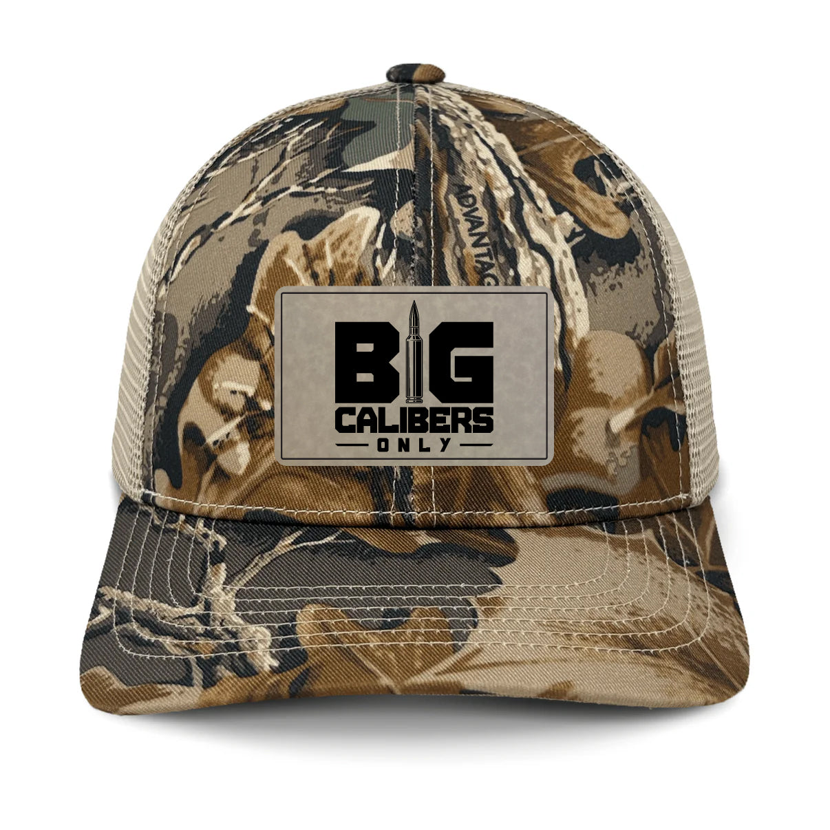 Big Calibers Only Leather Patch Hat