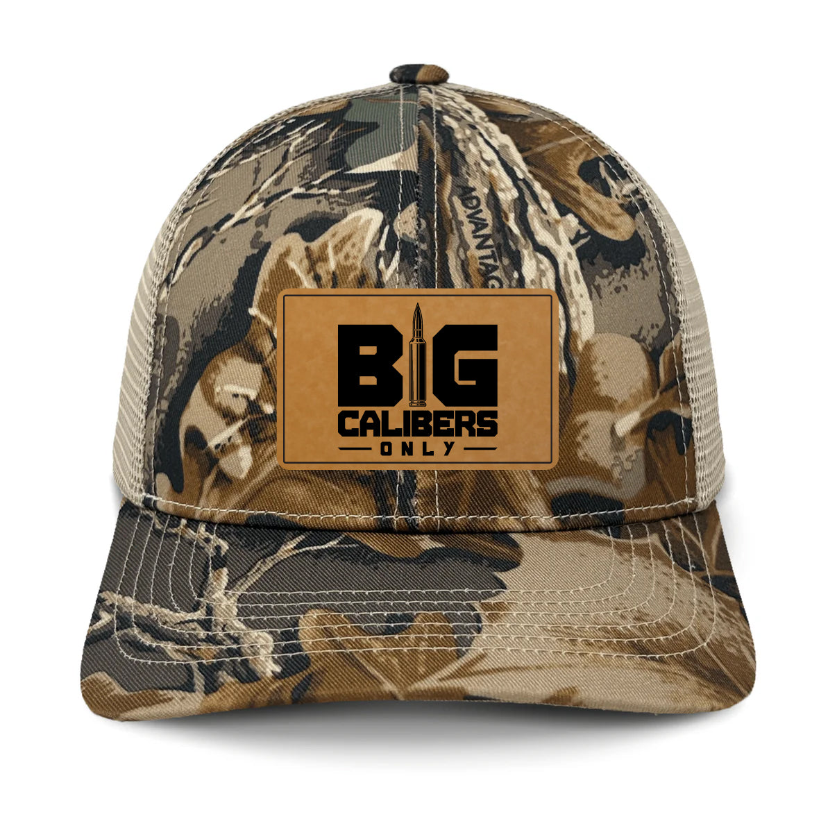 Big Calibers Only Leather Patch Hat